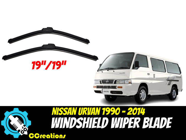 Nissan Urvan 1990 2014 Frameless Banana Type Car Wiper Blade Lazada Ph