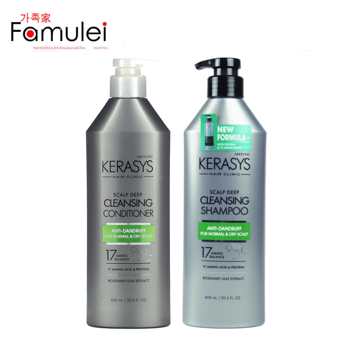 Kerasys Scalp Care Deep Cleansing Shampoo (600ml) and Conditioner