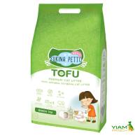 Sukina Petto Tofu cat litter ทรายแมวเต้าหู้ กลิ่นชาเขียว ขนาด 7 L