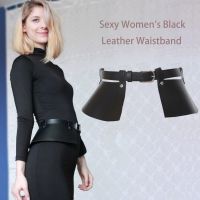 Wanita Hitam Kulit Sabuk Korset untuk Dress 2 Cara Menggunakan Bergerak Fringe Korset Square Logam Gesper Fashion Gadis tali Bg-008