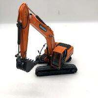 DOOSAN โมเดลจำลอง DX225LCA ขุด,แบบจำลองของสะสมวิศวกรรมยานยนต์ของขวัญ Kids Toys เด็กผู้ชาย