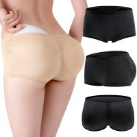 Womens Butt Enhancement Lift Hip Lift Pants Sponge Filler Fake Ass Panties Seamless Shapewear Push Up Breathable Body Shapewear