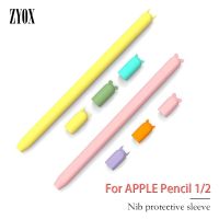 For Apple IPad Pencil 1 2 Pencil2 Tablet Touch Pen TPU Soft Silicone Protective Tip Cover Screen Stylus Anti-scratch Nib Case Stylus Pens