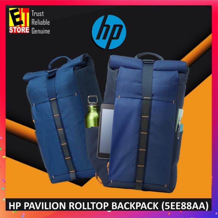 HP PAVILION ROLLTOP BACKPACK (5EE90AA) Lazada