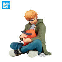 เดิมแท้ Banpresto คลั่งคน11เซนติเมตร Denji ส่วนที่เหลือเวลานั่งตำแหน่งพีวีซีรูปแบบสะสมของเล่นของขวัญเด็ก Wholesale888