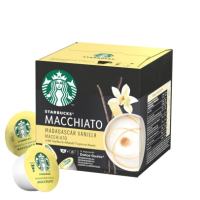 NEW!! STARBUCKS®** Madagascar Vanilla Macchiat by NESCAFÉ® Dolce Gusto Dont Miss!! 12แคปซูลexp11/23 Vanilla beans from Madagusgar เป็นแหล่งที่วนิลาหอมที่สุด!!!