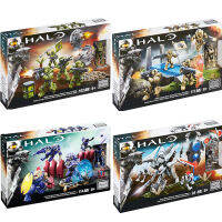 94ชิ้น114ชิ้น150ชิ้น152ชิ้น Mega Bloks Halo Promethean Warriors Playset Fireteam Rhino Unsc Fireteam Taurus Victor Squad ของเล่นเด็ก