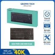 Bàn phím cơ không dây rotbot kết nối USB bluetooth GrownTech kêt nối 3