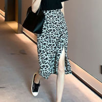 Leopard Skirt 2022 Summer New Fashion Casual High Waist Midi Skirts for Women