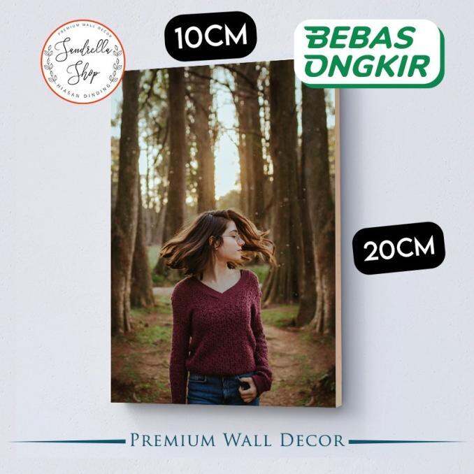 Cetak Foto Custom Termasuk Bingkai Kayu Frameless Poster Ukuran 20x30 ...