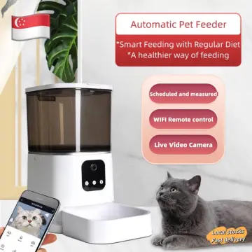 Ultimate 6L Automatic Smart WIFI Camera Pet Feeder For Cat and Dog