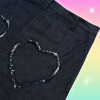 Muchacha รุ่น DIY FRAYED HEART SKIRT (LIMITED)