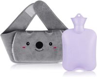 Hot water bottle with cover is suitable for most people and can effectively relieve discomfort.