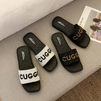 รองเท้าแตะ (ไหม่2022) Gucci แบบสวมนุ่มเบาใส่สบาย รองเท้าแตะ รองเท้าแตะผู้หญิง รุ่น 299-6