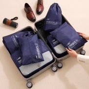 hot Travel 6 Pieces Set Storage Bags Suitcase Packing Organizer Portable