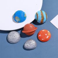 6Pcs Multi-purpsoe Decorative 3D Pushpins Set Classic Meteorite Planet Style Thumb Tacks Set for Cork Boards Photo Wall Clips Pins Tacks