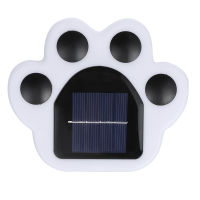 Solar Lights Outdoor Waterproof Led Wireless Bear Paw Path Security Landscape Lighting Exterior Sensor Lawn Lamp