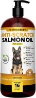 PetHonesty Anti-Scratch Salmon Oil (16 oz) Omega-3 for Dogs Pet Liquid Food Supplement EPA+DHA Fatty Acids, May Reduce Shedding &amp; Itching  Supports Joints, Brain &amp; Heart Health น้ำมันแซลมอน ผิวหนัง สุนัข หมา ลดอาการคัน