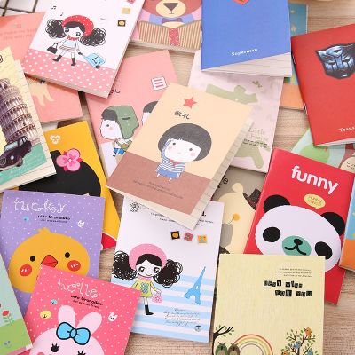 30 Pcs Small Book Cute Small Gift Wholesale Portable Notebook Stationery Mini Notebook with Pocket Book