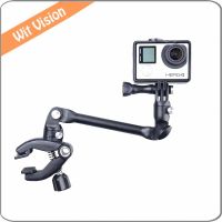 ✺◑ Adjustable Clamp Clip Mount for Gopro Hero1 2 3 3 4 5 6 Hero 7SJ CamXiaomi Yi Sport Camera