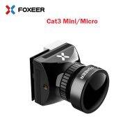 Foxeer Cat3มินิ/ไมโครแคท3อุปกรณ์ต่อสู้ยามค่ำคืน1200TVL แสงดาวกล้อง FPV 0.0001Lux เซ็นเซอร์1/3 4:3 16:9 P/n สลับได้สำหรับ FPV