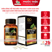 Viên uống hỗ trợ bệnh gout GO Healthy GO CELERY 16000 New Zealand lọ 60