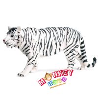 Monkey Toys - โมเดลสัตว์ Tiger เสือโคร่ง เผือก ขนาด 15.00 CM (จากหาดใหญ่)