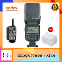 Godox TT600 แฟลชแมนนวล + ทริกเกอร์แมนนวล XT16 แถมฟรีซอฟบอค ประกันสินค้า 2 ปี รองรับกล้องทุกค่าย