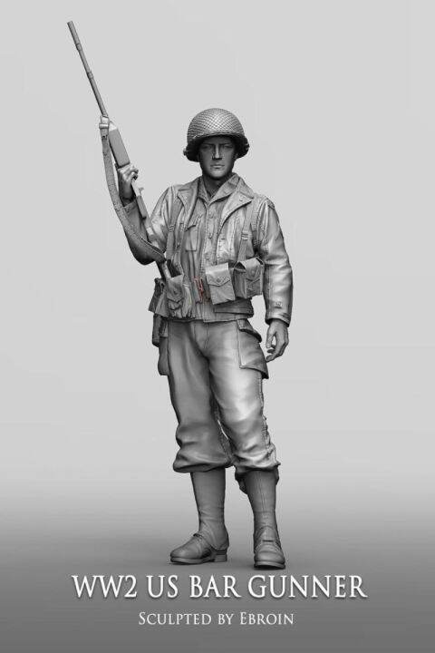 Resin Soldier 1/16 Scale GK Toys Figure Model Kit World War II US ...