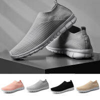 Couples Sneakers Lovers New Spring Knitted Tennis Shoes All-match Breathable Mens Sport Shoes Zapatos