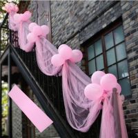 hot！【DT】 Tulle Rolls Yarn Wedding Decorations Organza Arch Gauze Happy Biirthday Decoration Supplies Baby Shower 5z