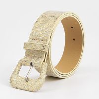 Shiny Sequins Waist Belt Cummerbunds Dress Belts Women Adjustable Belts With Pin Female Jeans Skirt Waistband Wide Waist Strap Belts