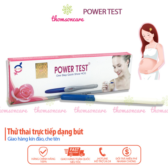 Power test - test thử thai nhanh, chính xác - giao hàng kín đáo - ảnh sản phẩm 1