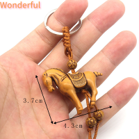 ?【Lowest price】Wonderful พวงกุญแจรูปช้างน่ารักสลักกุญแจจี้นำโชครูปสัตว์3D สลักรูปช้างเหมือนจริงพวงกุญแจเครื่องประดับสำหรับใส่กุญแจ