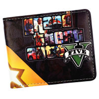 Game Grand Theft Auto V Wallet With Coin Pocket Mens Bi-Fold Purse