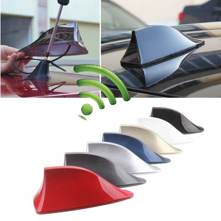 possbay-auto-aerial-car-roof-shark-fin-antenna-roof-radio-fm-signal-amplifier-universal-for-bmw-honda-toyota-audi-vw-ford-nissan