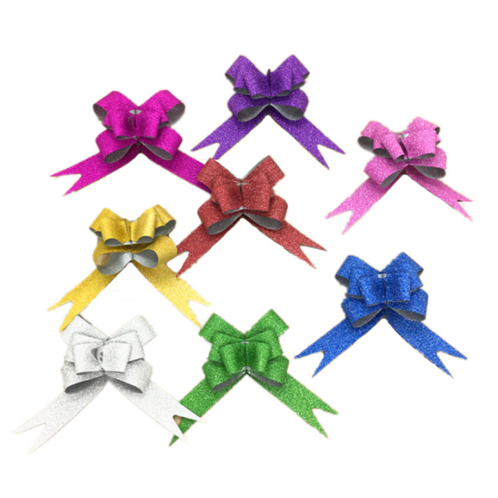 20pcs/pack DIY Pull Flower Ribbons Gift Wrapping New Year Wedding