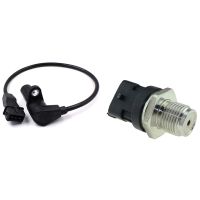 2 Pcs Car Accessories: 1 Pcs Fuel Rail Pressure Sensor &amp; 1 Pcs Crankshaft Position Sensor CKP2057