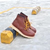 new Red Wing shoe 8875 Redwing 100% รองเท้าหนังวัว สีแดง 100% 4BF1