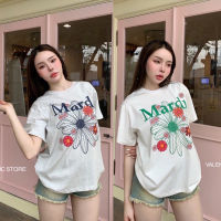 Fashion?? (พร้อมส่ง)mardi Mercredi  Top”เสื้อยืดสุดฮิต  พิมพ์ลายน้องหมา  กำลังฮิตสุดๆลายน่ารักมากๆตัวเสื้อคอถูกทำพิเศษ Tee