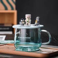 Starbuck แก้วสีน้ำเงินมาการองแก้วกาแฟทนความร้อนสร้างสรรค์สาวน่ารักนมถ้วยชาสำนักงาน Starbuck ร้านเรือธง9201