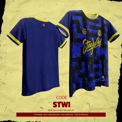 STAY WILD JERSEY SUBLIMATION XS-8XL