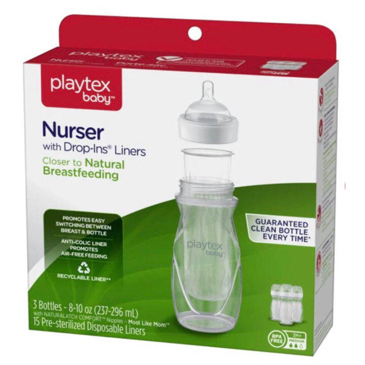 Playtex Premium Nurser Baby Bottles 8oz Lazada PH