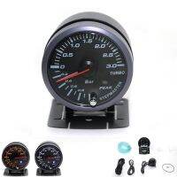 DRAGON GAUGE 3 BAR 2.5 Inch 60mm Boost Turbo Gauge White Orange Dual Led Display With Peak Warning