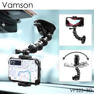 for iPhone Xiaomi Samsung Universal Car Support Windshield Suction Cup Phone Holder for Gopro 10 9 8 for SJCAM for Yi 4K
