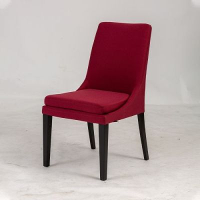 modernform เก้าอี้ รุ่น KALE หุ้มผ้าสีแดงเลือดหมู