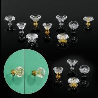 Cupboard Crystal Drawer Knobs and Handles Cabinet Knobs Acrylic Diamond Shape Handle for Kitchen Wardrobe Furniture Handles