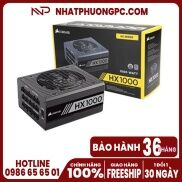Nguồn máy tính Corsair HX1000 - 1000W 80 Plus Platinum CP-9020139-NA