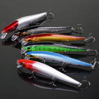 S Ouilang 6ชิ้นชุด14เซนติเมตร23กรัมเหยื่อตกปลารอกตกปลาสร้อยตกปลาเหยื่อตะขอ Crankbait ฮาร์ดจำลองปลาเหยื่อ