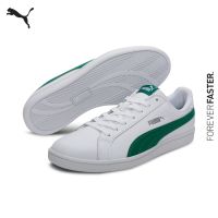 PUMA SPORT CLASSICS - รองเท้ากีฬา Smash Leather สีขาว - FTW - 35672225